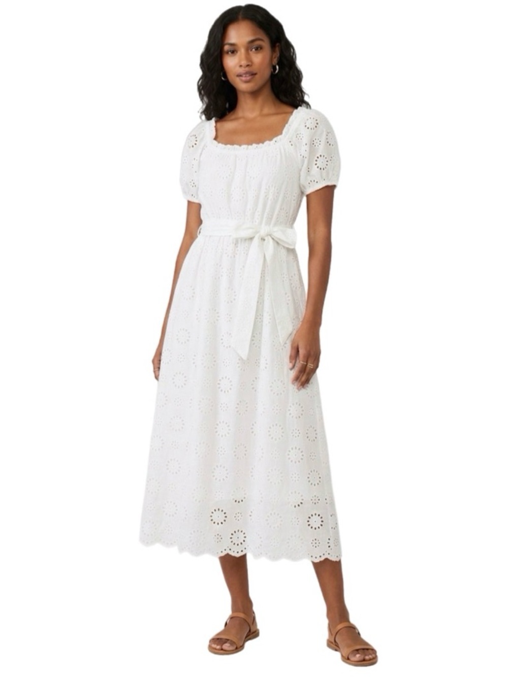S Sunday Mi Amor White Easter Dress Cottagecore Women’s Sundress Feminine Girly